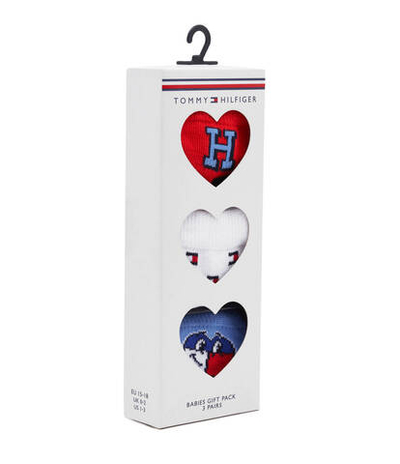 Носки 3 пары Tommy Hilfiger - голубой(701227697)