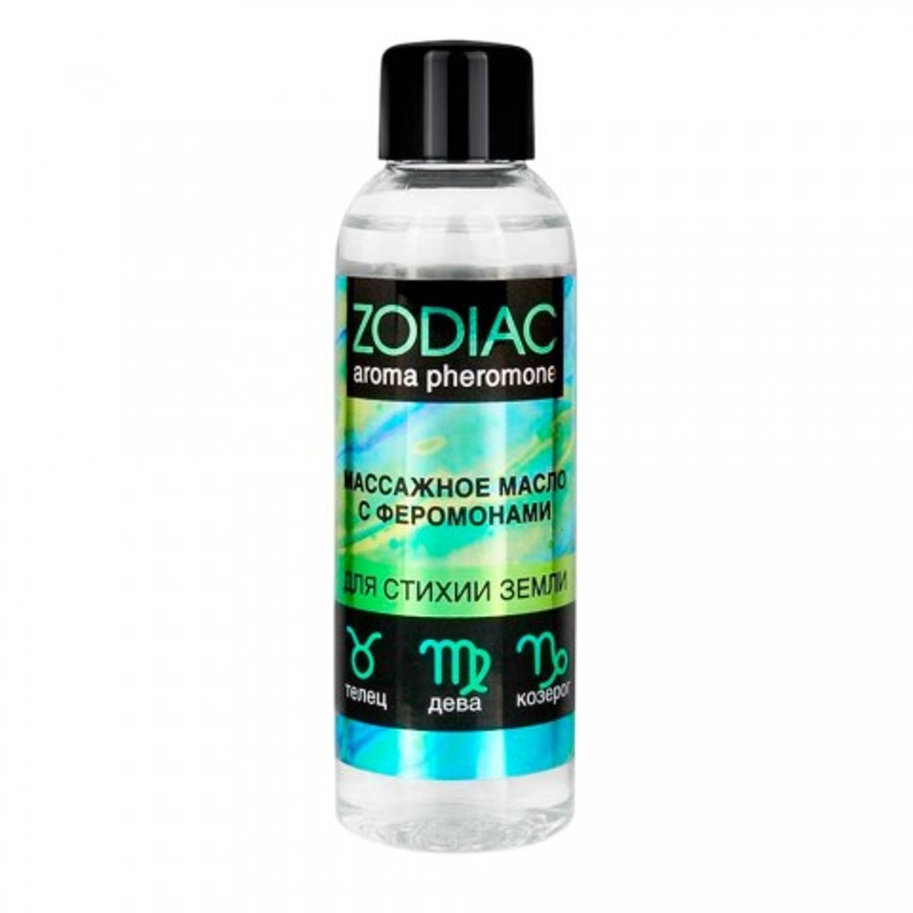 Массажное масло с феромонами ZODIAC TERRA, 75 мл