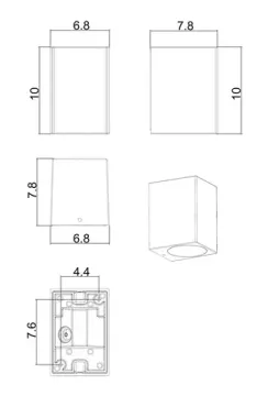 Фасадный уличный светильник 1*GU10 A3404AL-1BK черный Artefact Arte Lamp
