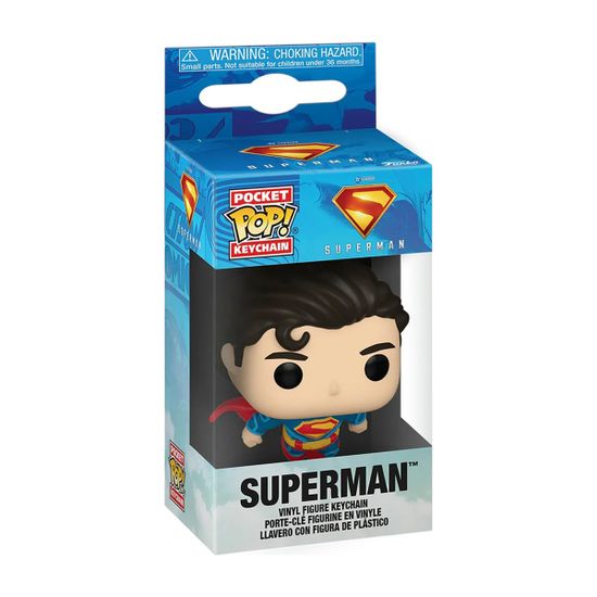 Брелок Funko Pocket POP! DC Superman 2025 Superman 85647 — упаковка / варианты серии