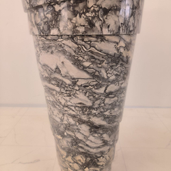 Раковина напольная из мрамора Pedestal Doreng Spiral MN-04200 (45*45*90 см)