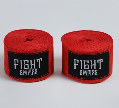 Бинты боксёрские FIGHT EMPIRE, 5 м, эластичные, красные