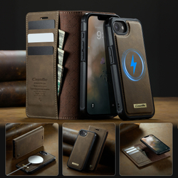 Чехол-кошелек CaseMe 2 in 1 MagSafe iPhone 16E