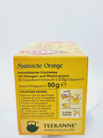 TEEKANNE Фруктовый чай с апельсином Spanish Orange 20 пакетиков, 50 г (Германия)