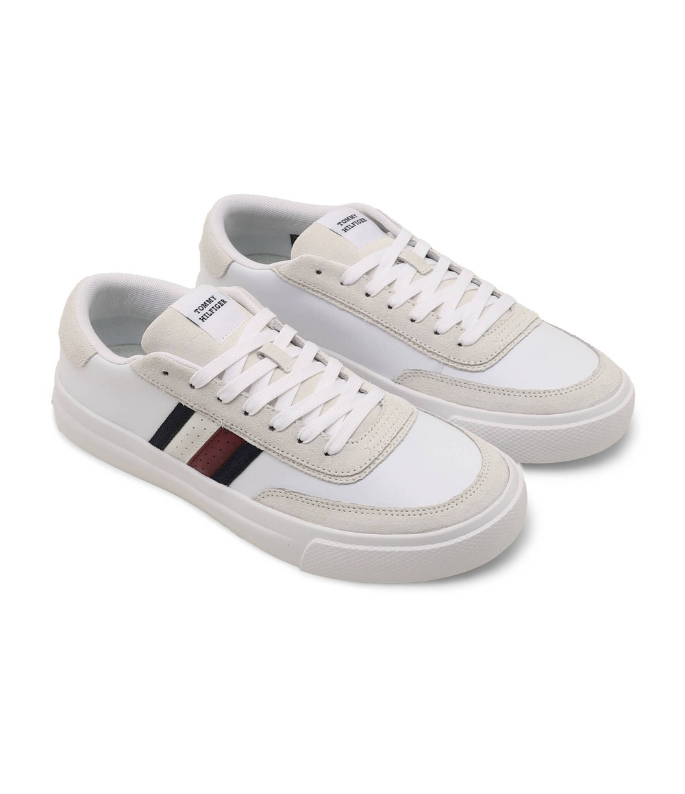 Кожаные кроссовки Tommy Hilfiger - белый(FM0FM04975)