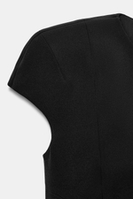 МИНИ-ПЛАТЬЕ СО ШВАМИ И ПОДПЛЕЧНИКАМИ — ZARA