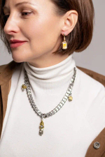 HMG 1309 Crystal Серьги mix  арт.0679