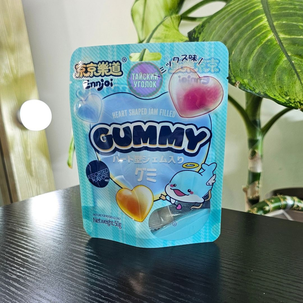 Конфета желейная Ennjoi Guandong Сердце 60 гр