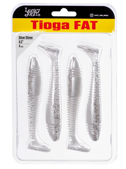 Виброхвосты съедоб. искусст. LJ Pro Series TIOGA FAT 4.5in (11.43)/Z02 4шт.