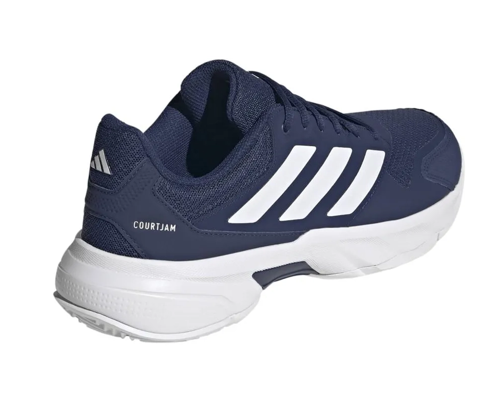 Мужские кроссовки теннисные Adidas CourtJam Control 3 M - dark blue/cloud white/dark blue