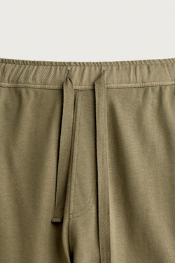 ZARA ШОРТЫ КАРГО REGULAR FIT, ХАКИ