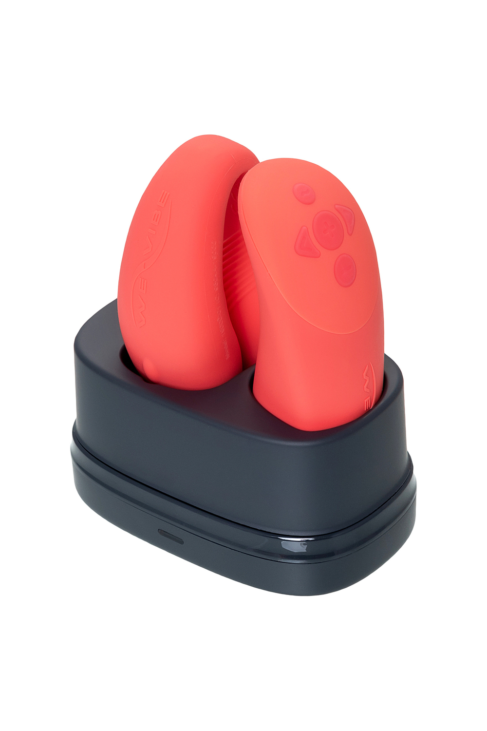 Сенсорный вибромассажер для пар We-Vibe Chorus коралловый