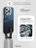 Чехол накладка iPhone 16 Pro 6.3" Gurdini Carbon Design (Magsafe &amp; Lense holder) Mountain Blue