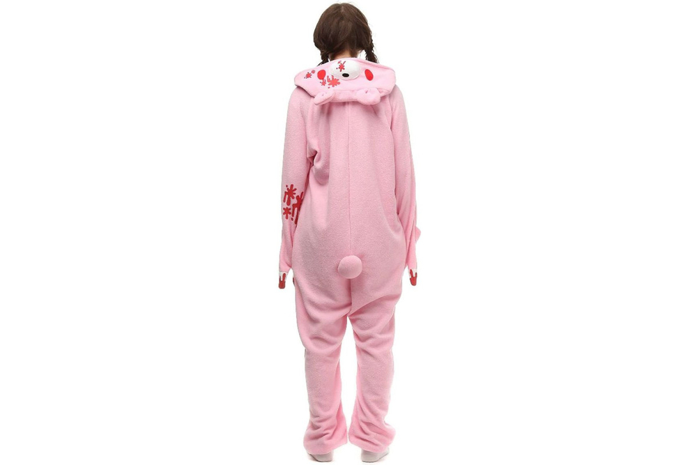 Кигуруми Funfur Fleece Розовый медведь XL