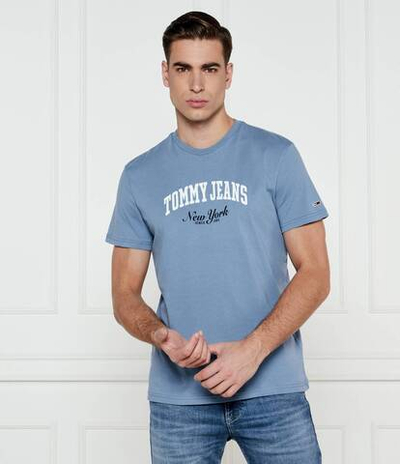 Футболка VARSITY POP Tommy Jeans - голубой(DM0DM20362)