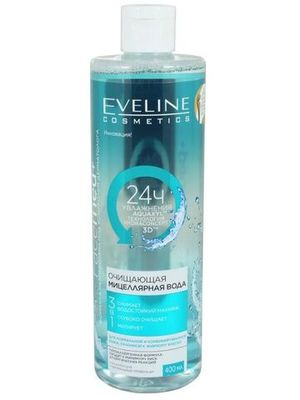 Мицеллярная вода 3в1  очищающая Eveline Facemed+ 400 мл