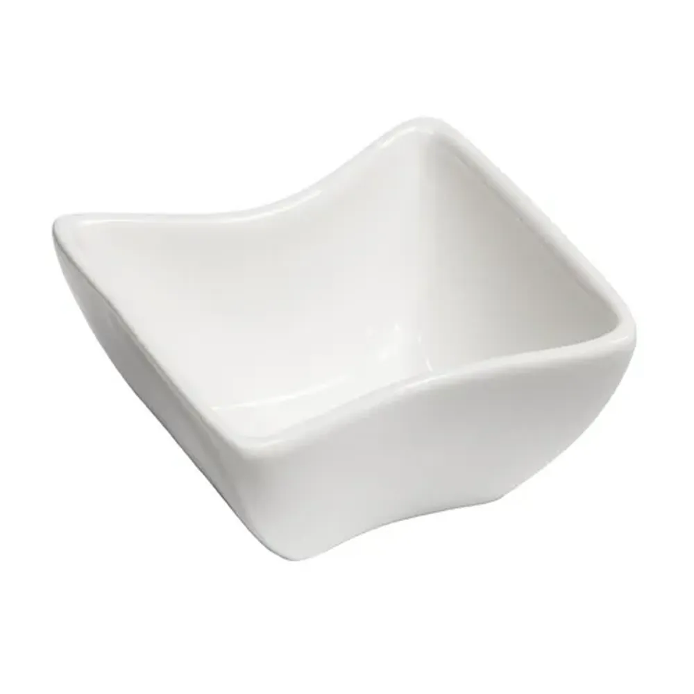 Соусник 80 мл 8*8 см h4,2 см Mini Mix квадратный белый фарфор P.L. Proff Cuisine [6]