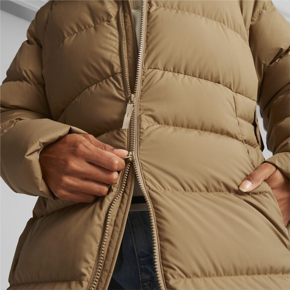 Пуховик женский PUMA Long Hooded Down Coat