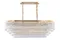 Люстра подвесная NewRgy 2752P/19A PLATING BRASS+CLEAR, 19×40 Вт, прозрачная и латунная