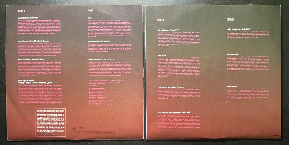 Виниловая пластинка Travis Scott - Birds In The Trap Sing Mcknight 2LP