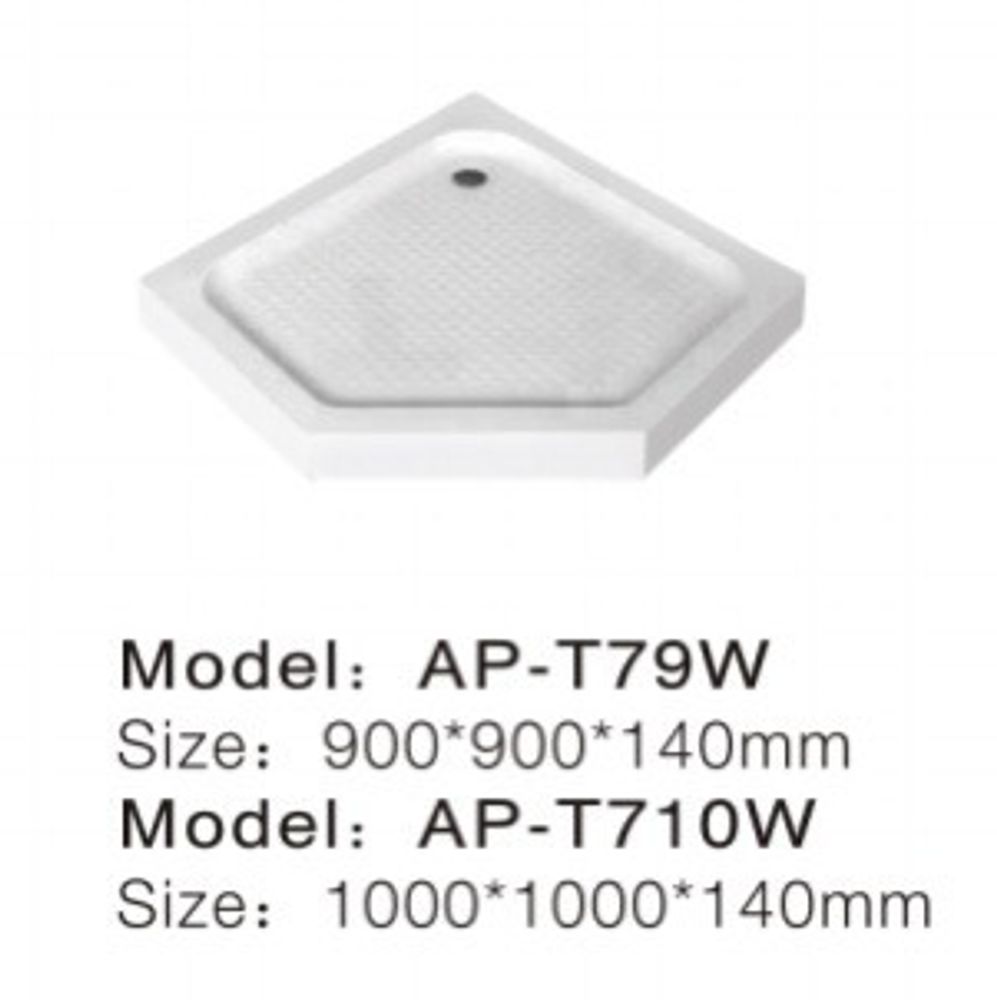 AP-T79W Душевой поддон 90*90*14 AP-T79W Душевой поддон 90*90*14
