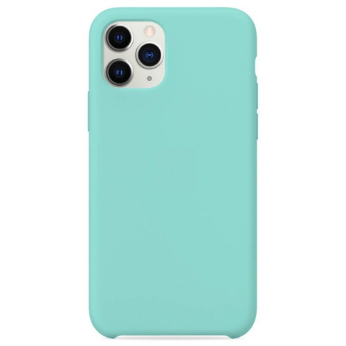 Чехол-накладка  i-Phone 12 Pro Max Silicone icase  №21 тёмно-бирюзовая