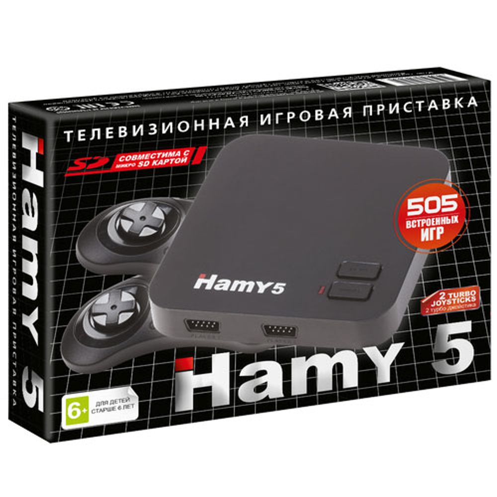 HAMY 5 8/16 bit (505 игр) Black