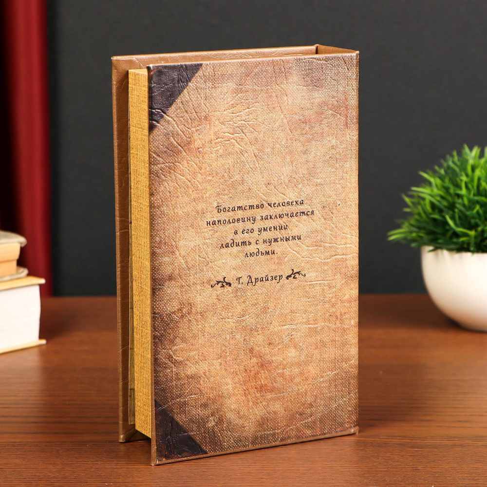 Сейф книга "Финансист" 21x13.5x5 см 472306