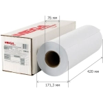 Бумага широкоформатная Комус (ProMega engineer) 80 г/кв.м, длина 175 м, ширина 420 мм, диаметр втулки 76 мм