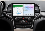 Магнитола для Jeep Grand Cherokee WK2 2013-2021 (взамен 8.4" экрана) - Kuberg QLed, Android 13, Быстрейшая, CarPlay, SIM-слот