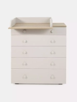 Комод RANT "LEVI" 80 см 5 ящиков с органайзером (арт.128) Crystal Beige