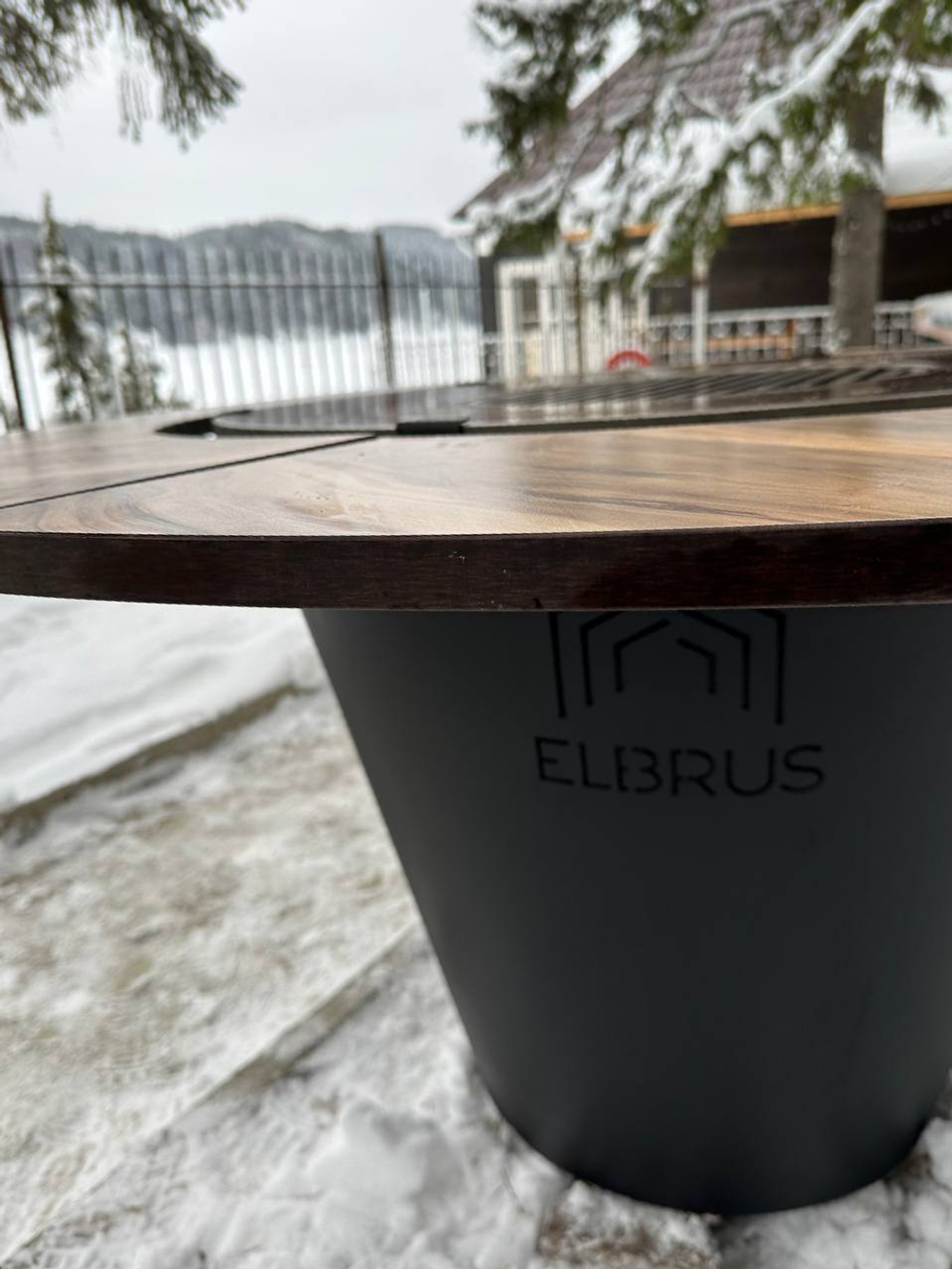 Стол-обод из HPL пластика 300 мм (Elbrus Grill)