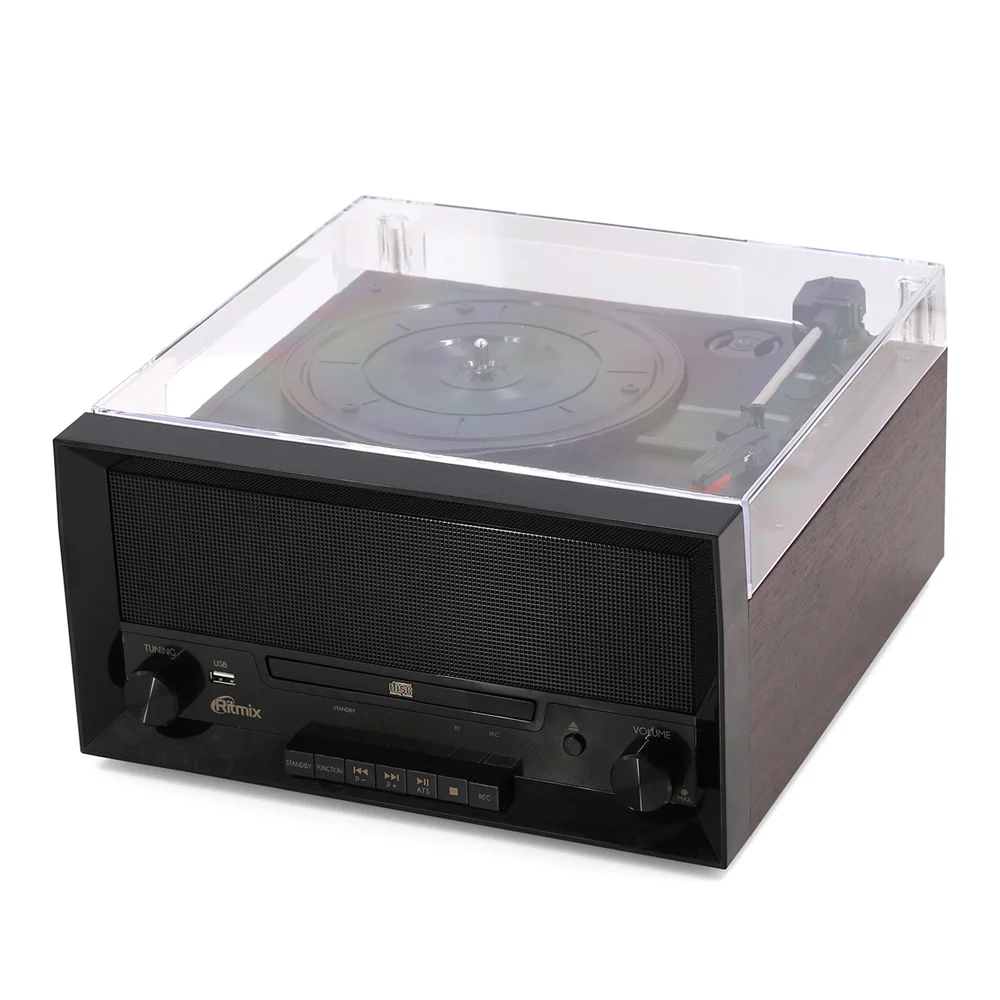 RITMIX LP-400B Проигрыватель винила Коричневое дерево