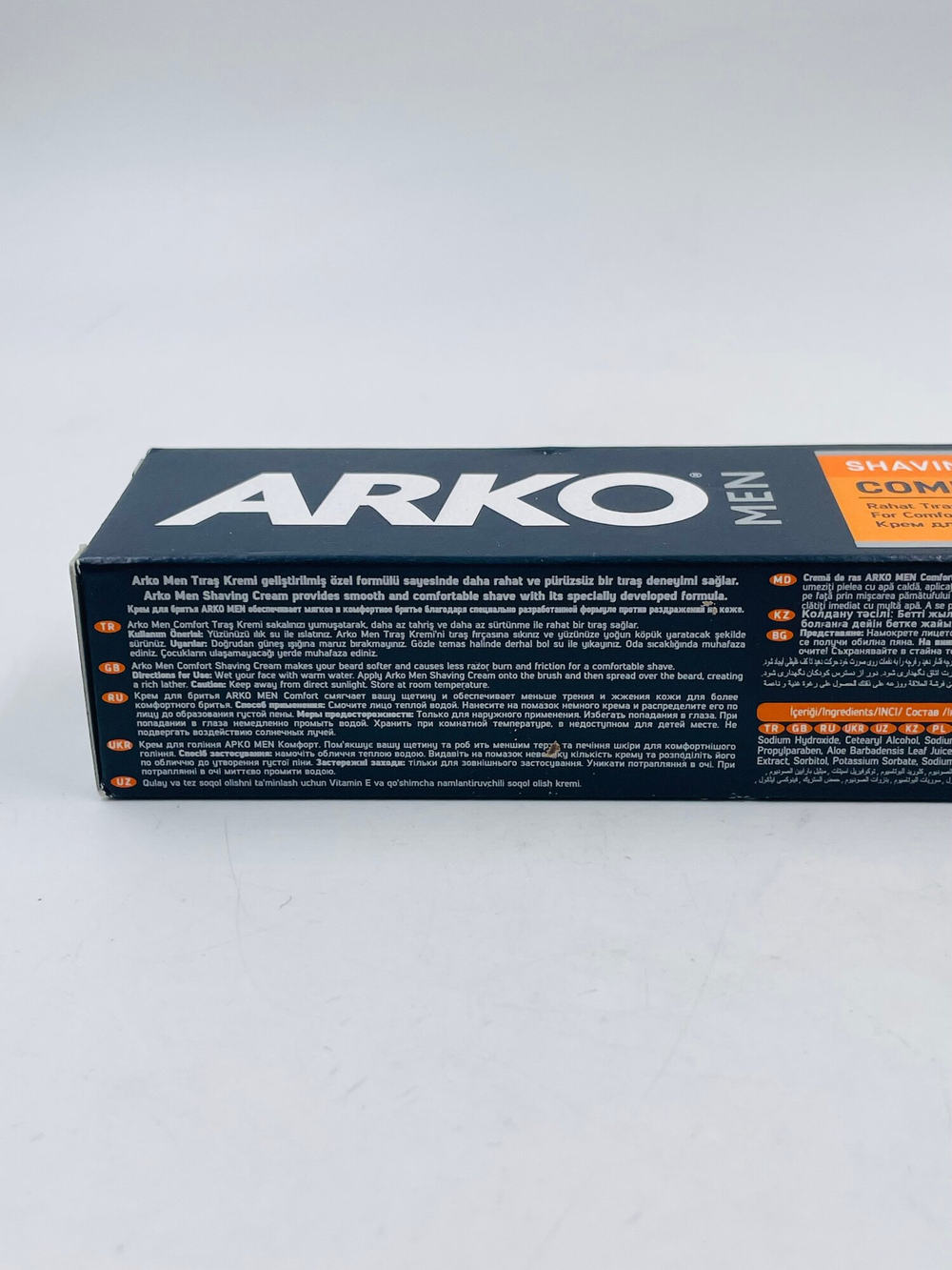 Крем для бритья мужской ARKO MEN, набор 2 шт.: Cool охлаждающий с витамином Е (61 мл) и Comfort с алоэ (61 мл)