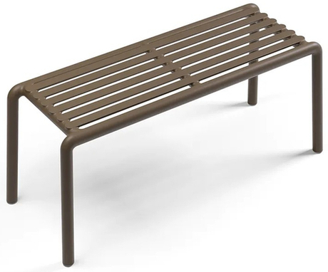 Пластиковая скамейка Nardi Doga Bench, табак