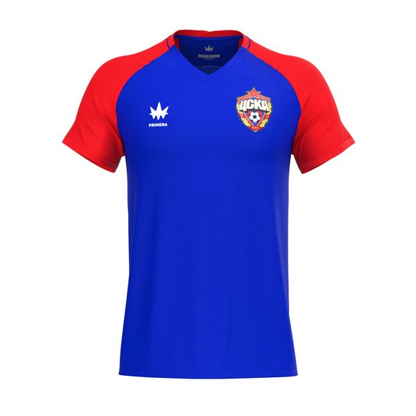 Футболка игровая CSKA Crown Knit Jersey — Academy blue/red