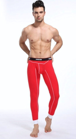 Красные мужские кальсоны Cockon Pants (Размер: L) (Цвет: красный)