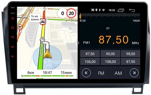 Магнитола для Toyota Tundra XK50 2007-2013, Sequoia XK60 2007-2022 - Parafar PF440FHD на Android 13, CarPlay, 4G SIM-слот