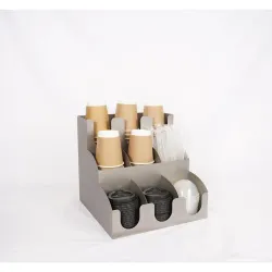 Станция диспенсер для кофейных аксессуаров 30*30*29 см нерж. P.L. Barbossa