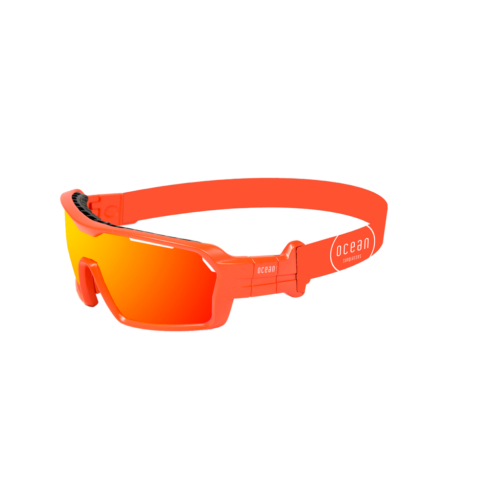 Спортивные очки с диоптриями OCEAN Chameleon Matt Orange / Revo Orange Polarized lenses