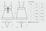 Черная прозрачная сорочка на косточках с кружевом Musca Babydoll LXL (46-48) (Цвет: черный, красный)