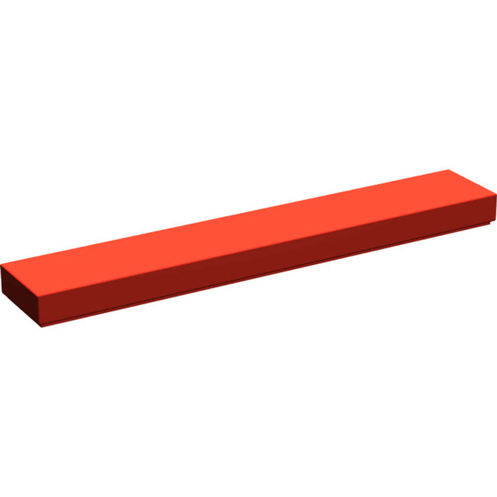 Lego Плоская черепица 1x6 (красная) 4113858