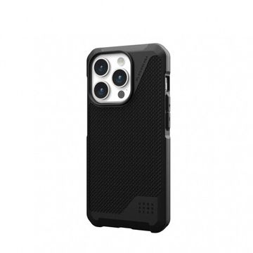 Чехол с поддержкой MAGSAFE Uag Metropolis LT ткань Kevlar для iPhone 15 Pro MAX 6.7", цвет черный (Black)