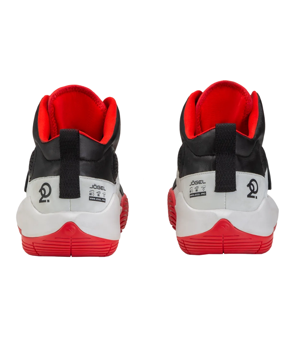 Кроссовки баскетбольные Launch MID, White/black/red