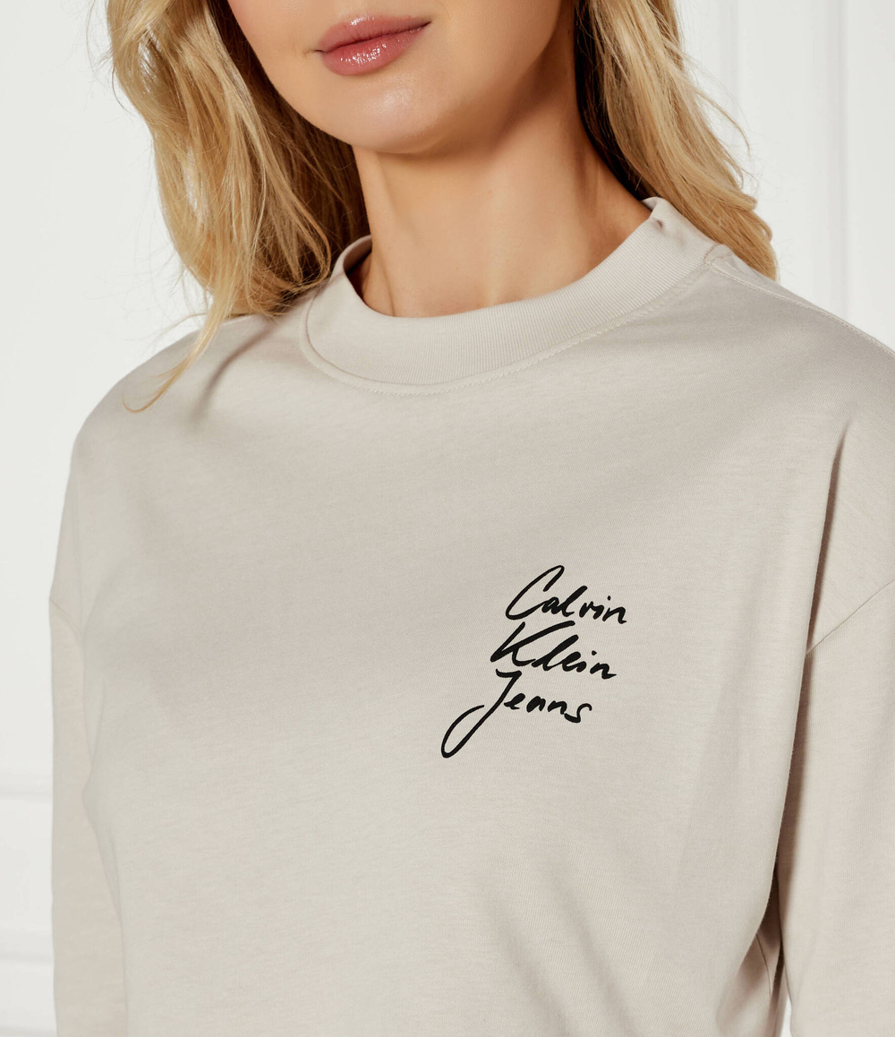 Блузка Calvin Klein Jeans - бежевый(J20J224991)
