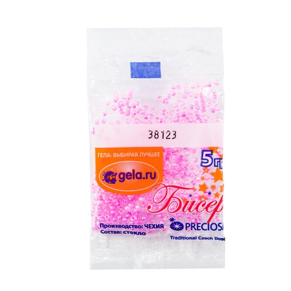 Бисер Preciosa 10/0, 50 г (10 шт по 5 г), цв.38123