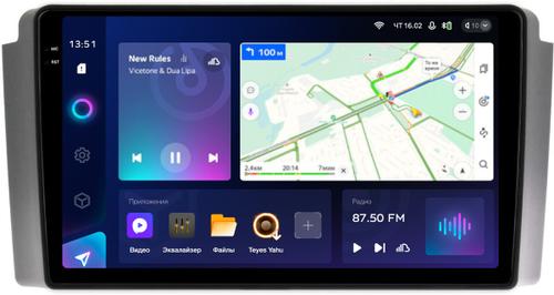 Магнитола для SsangYong Rexton 1 Y200 2002-2007 - Teyes CC3-2K монитор 9.5" 2K QLED на Android 10, Быстрая, CarPlay, 4G SIM-слот