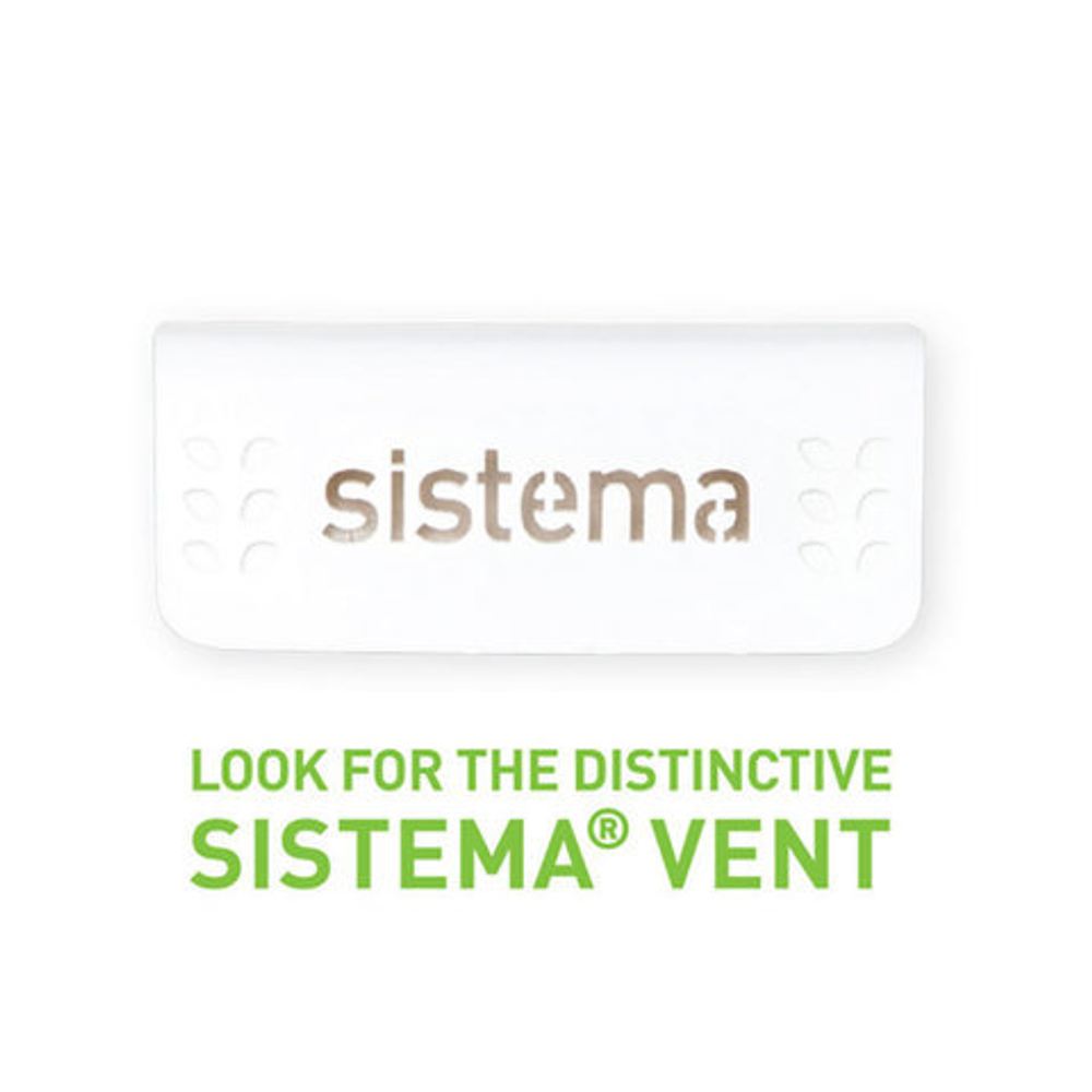 Контейнер квадратный 2.6 л Sistema FreshWorks зеленый