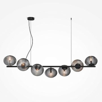 Подвесной светильник 7*Е14 MOD268PL-07B чёрный Reels Maytoni