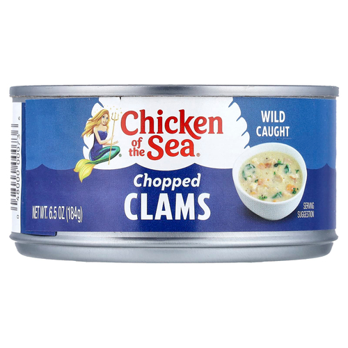 Chicken of the Sea, Нарезанные моллюски, 184 г (6,5 унции)